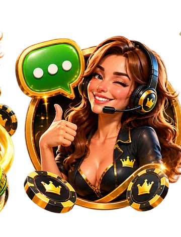 Smiling SlimKing support agent with a headset