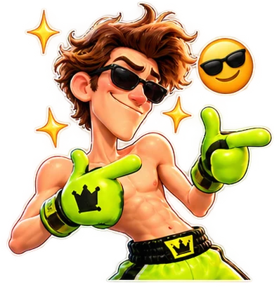 SlimKing Casino mascot in sunglasses pointing at the offers